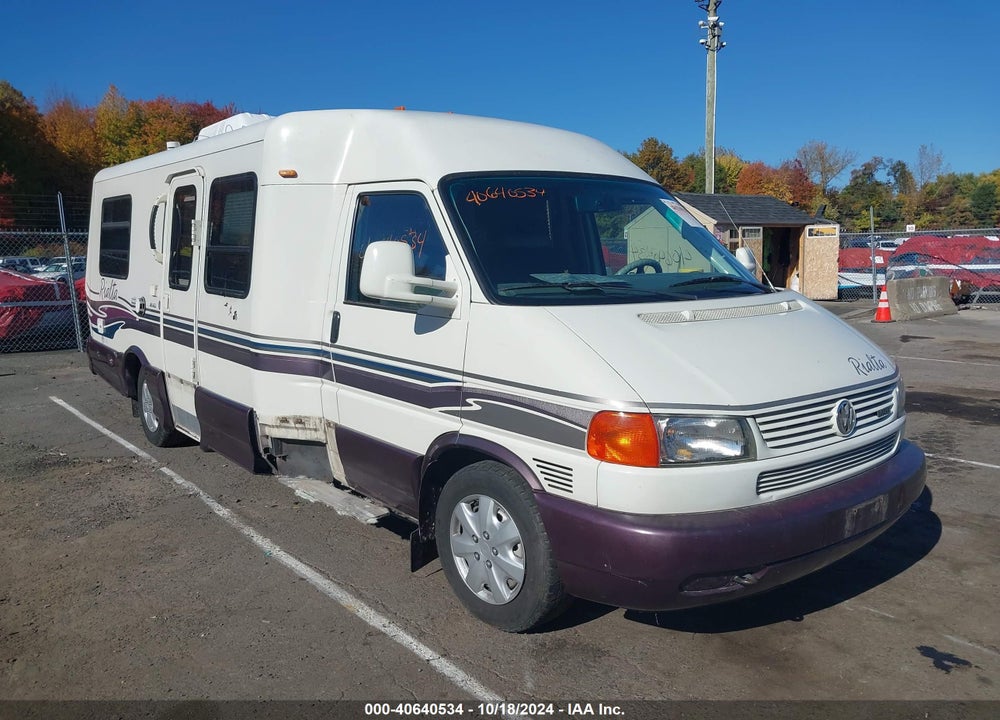 1999 VOLKSWAGEN EUROVAN MV VIN: WV3AH2704XH091975