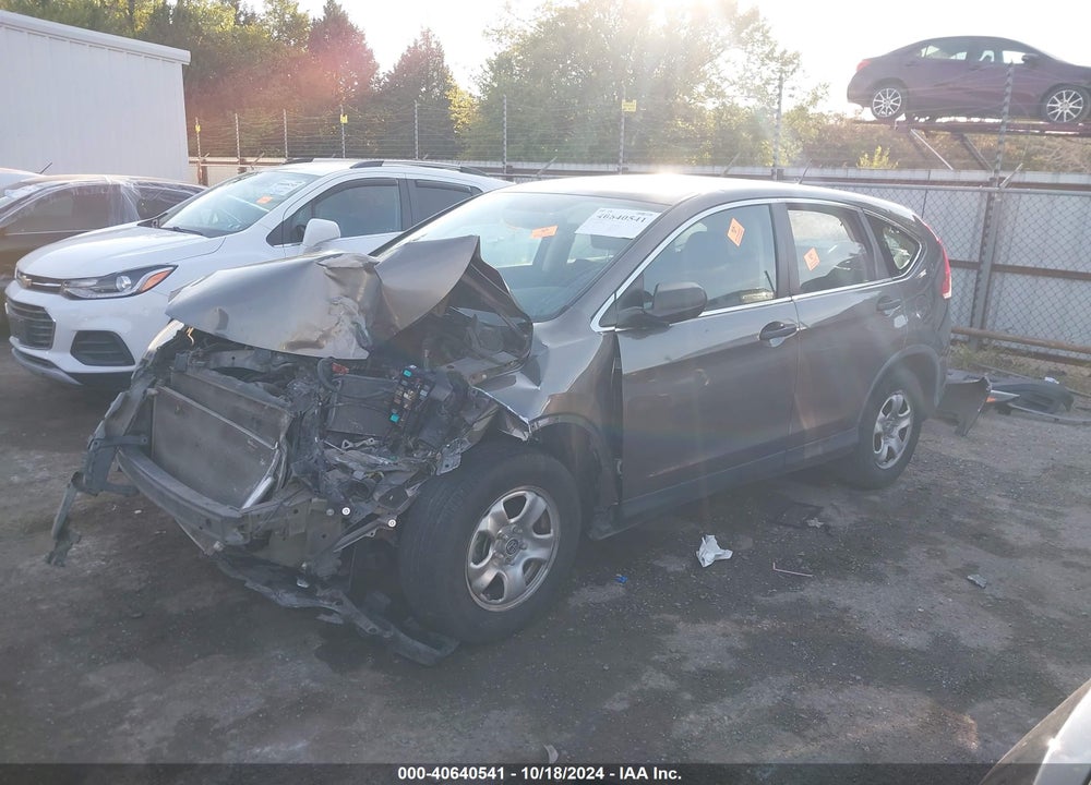 2012 HONDA CR-V LX VIN: 5J6RM3H32CL025040