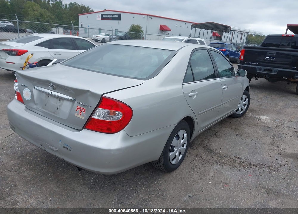 2004 TOYOTA CAMRY LE VIN: 4T1BE32K24U912424