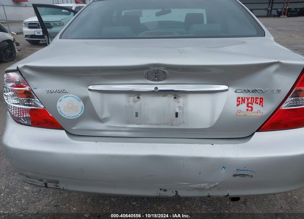 2004 TOYOTA CAMRY LE VIN: 4T1BE32K24U912424