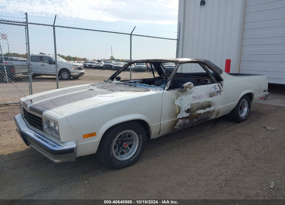 1982 CHEVROLET EL CAMINO VIN: 1GCCW80K0CR119095