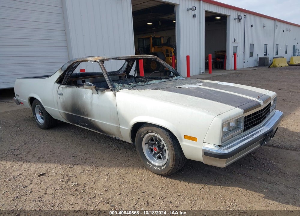 1982 CHEVROLET EL CAMINO VIN: 1GCCW80K0CR119095