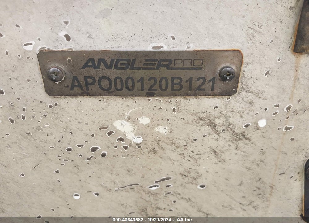 2021 ANGLER OTHER VIN: APO00120B121