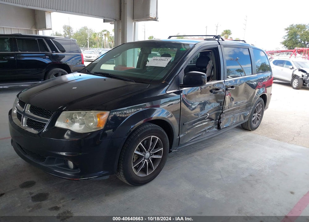 2017 DODGE GRAND CARAVAN SXT VIN: 2C4RDGCG1HR790018
