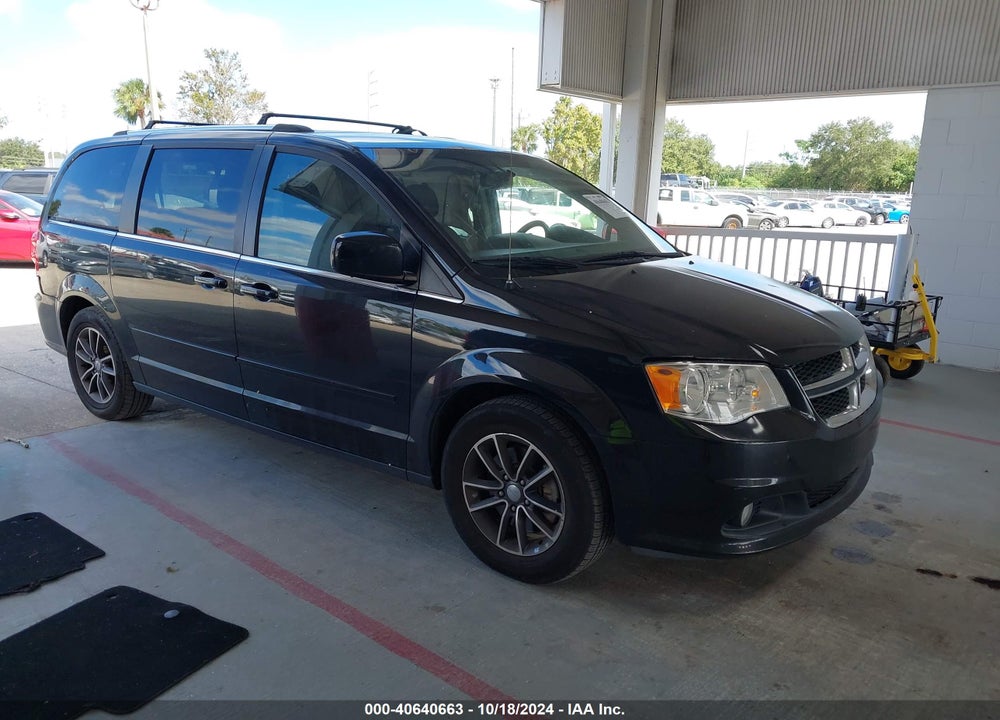 2017 DODGE GRAND CARAVAN SXT VIN: 2C4RDGCG1HR790018