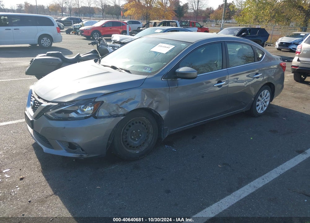 2017 NISSAN SENTRA SV VIN: 3N1AB7AP9HY321560