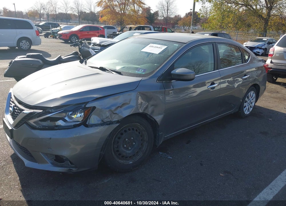 2017 NISSAN SENTRA SV VIN: 3N1AB7AP9HY321560