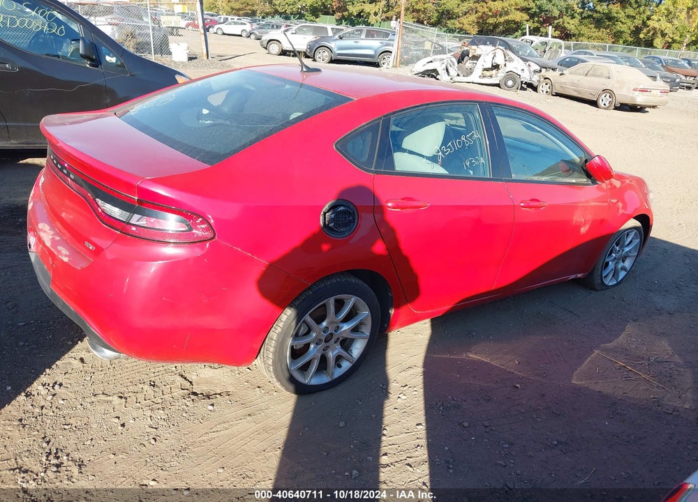 2013 DODGE DART SXT VIN: 1C3CDFBA1DD195345