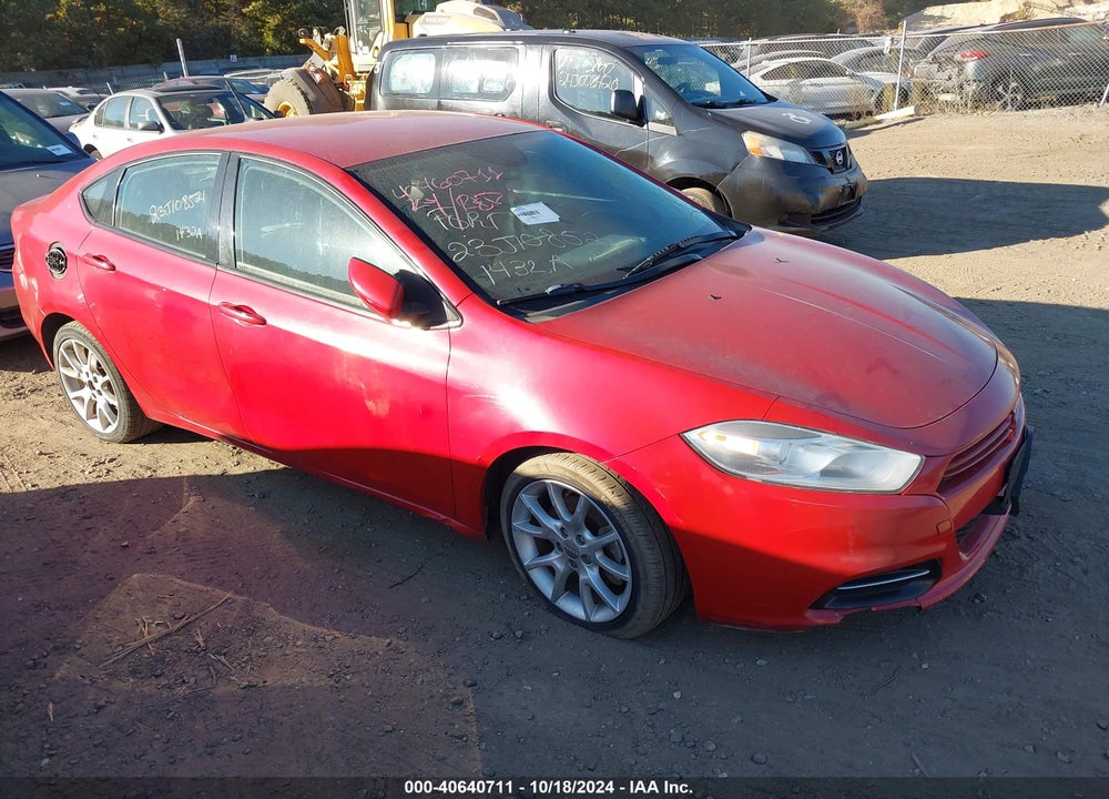 2013 DODGE DART SXT VIN: 1C3CDFBA1DD195345