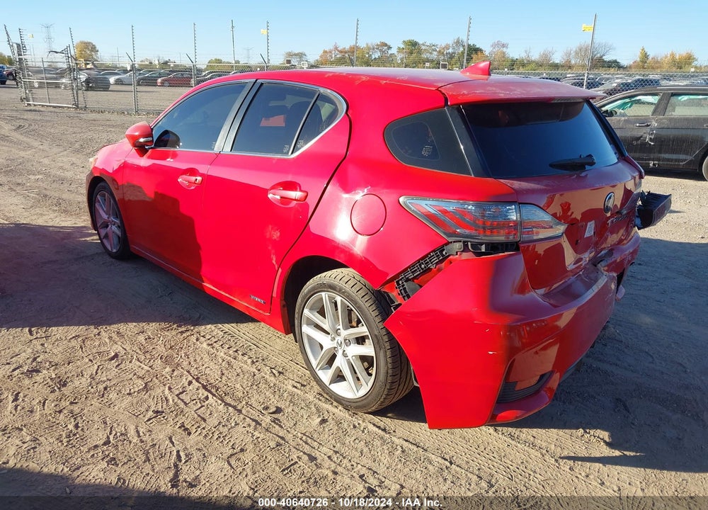 2015 LEXUS CT 200H VIN: JTHKD5BH8F2228059