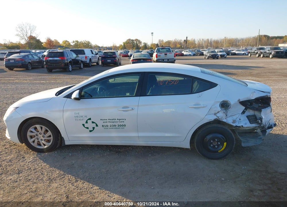 2019 HYUNDAI ELANTRA SE VIN: 5NPD74LF4KH490114