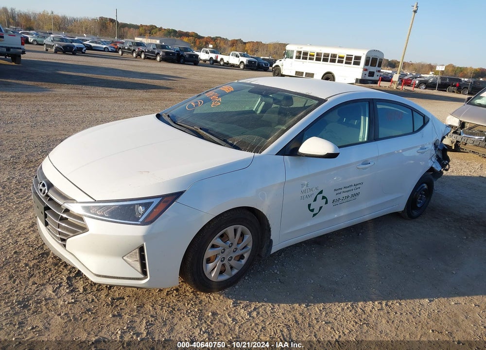2019 HYUNDAI ELANTRA SE VIN: 5NPD74LF4KH490114
