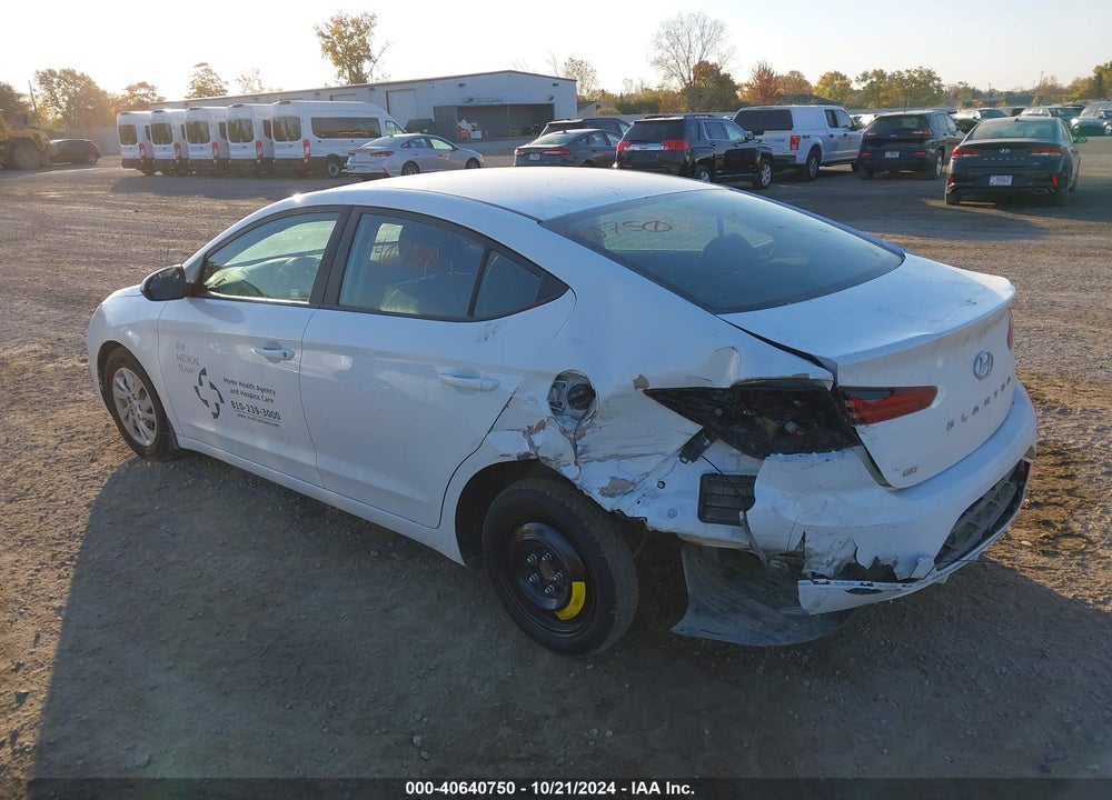 2019 HYUNDAI ELANTRA SE VIN: 5NPD74LF4KH490114