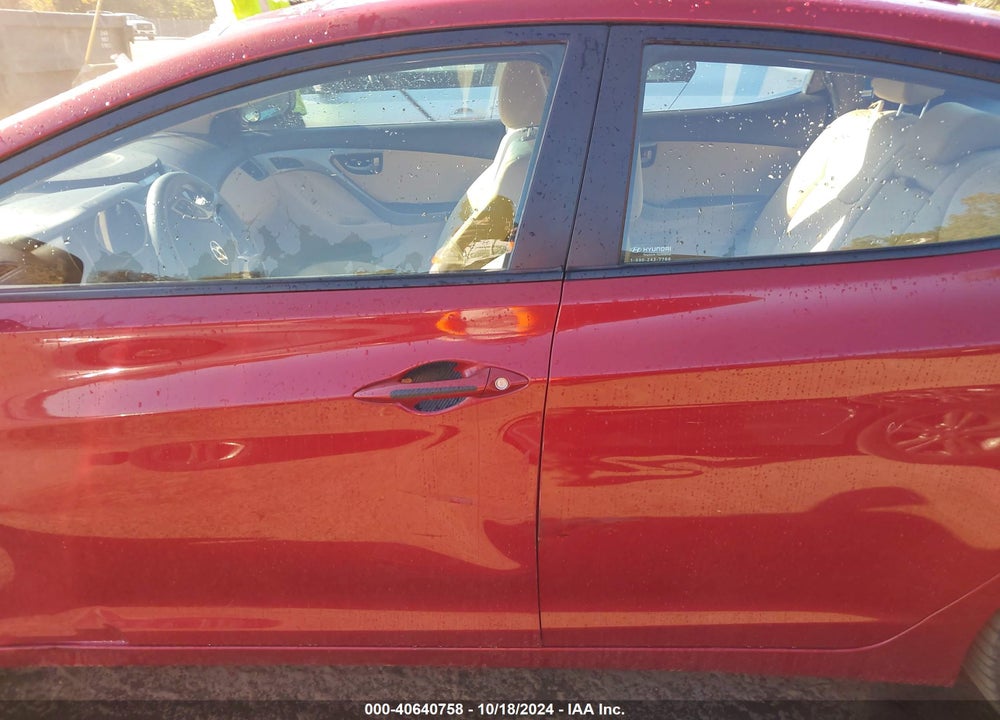 2013 HYUNDAI ELANTRA GLS VIN: KMHDH4AE8DU482979