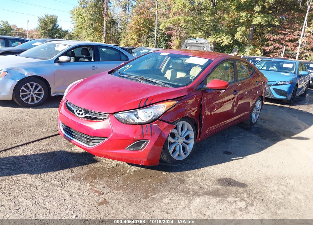 2013 HYUNDAI ELANTRA GLS VIN: KMHDH4AE8DU482979