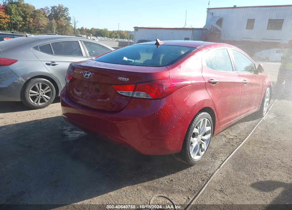2013 HYUNDAI ELANTRA GLS VIN: KMHDH4AE8DU482979