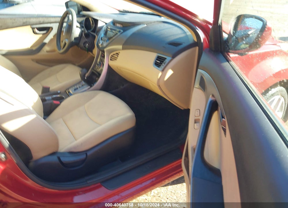 2013 HYUNDAI ELANTRA GLS VIN: KMHDH4AE8DU482979