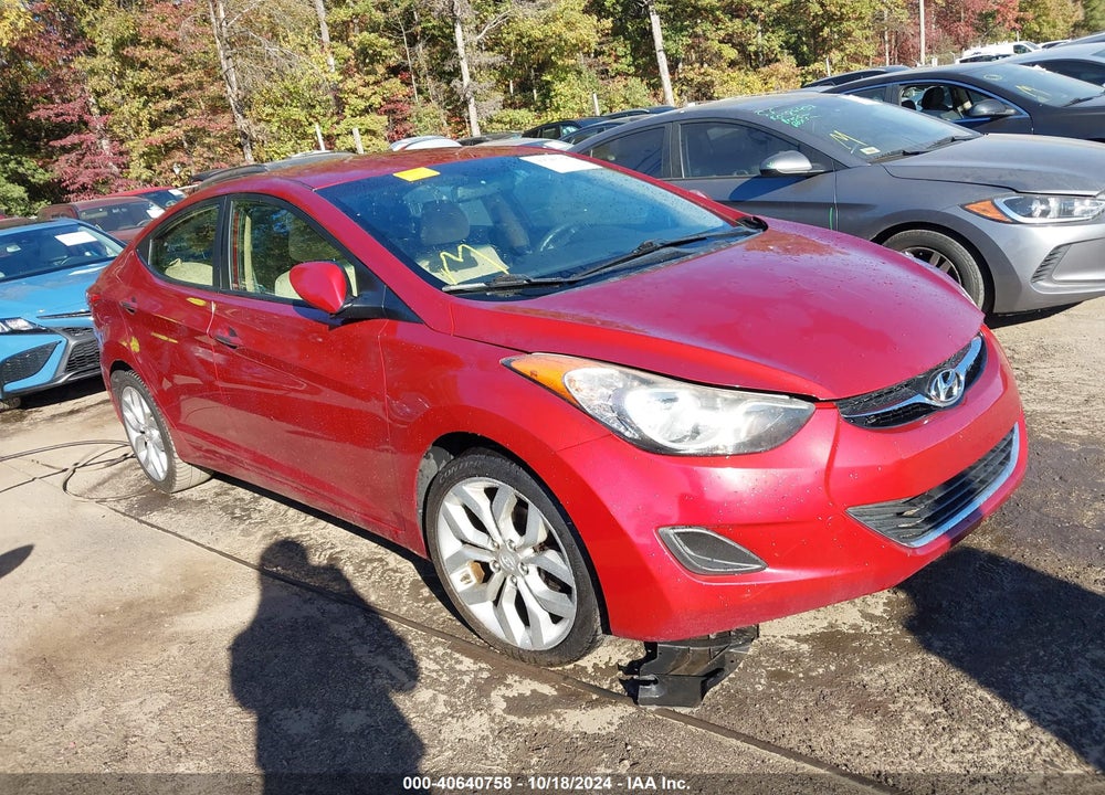 2013 HYUNDAI ELANTRA GLS VIN: KMHDH4AE8DU482979