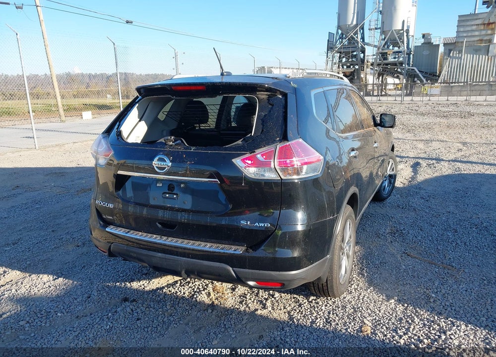 2015 NISSAN ROGUE SL VIN: 5N1AT2MV7FC887211