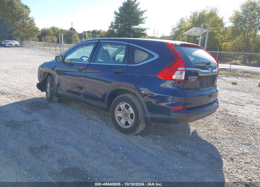 2015 HONDA CR-V LX VIN: 3CZRM3H31FG715668