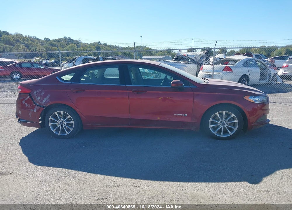 2017 FORD FUSION HYBRID SE VIN: 3FA6P0LU7HR258747