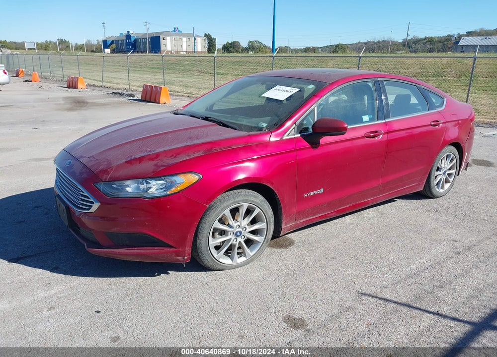 2017 FORD FUSION HYBRID SE VIN: 3FA6P0LU7HR258747
