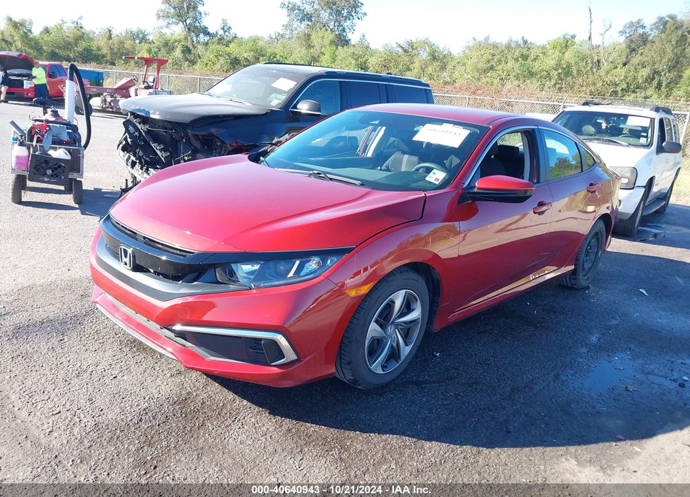 2019 HONDA CIVIC LX VIN: 19XFC2F67KE031670