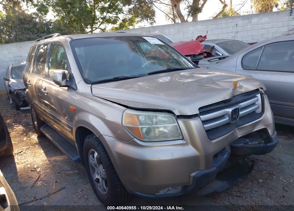 2006 HONDA PILOT EX-L VIN: 5FNYF28756B017191