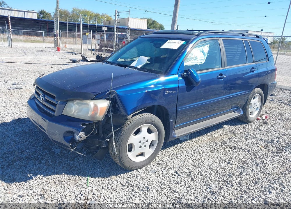 2006 TOYOTA HIGHLANDER LIMITED V6 VIN: JTEEP21A060141773
