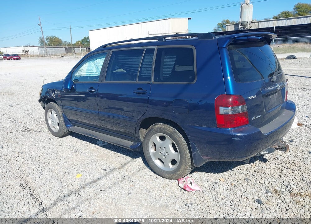 2006 TOYOTA HIGHLANDER LIMITED V6 VIN: JTEEP21A060141773