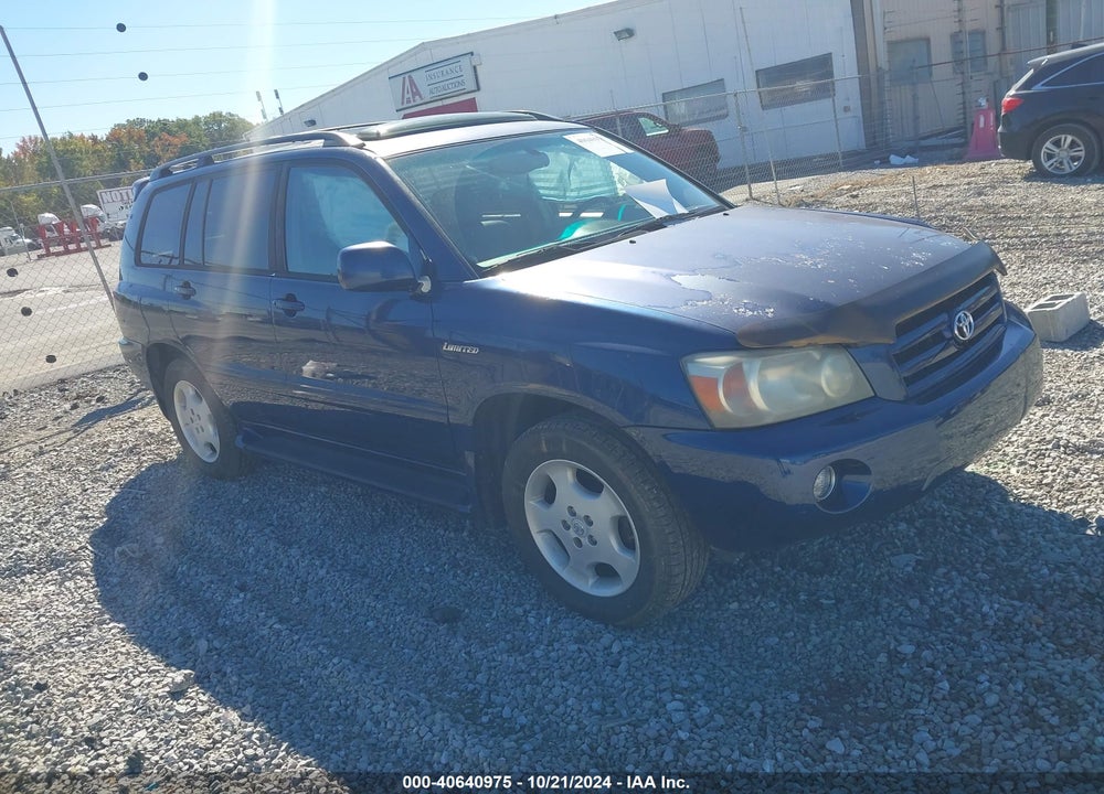 2006 TOYOTA HIGHLANDER LIMITED V6 VIN: JTEEP21A060141773