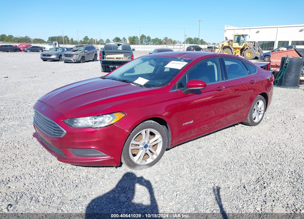2018 FORD FUSION HYBRID SE VIN: 3FA6P0LU5JR172780