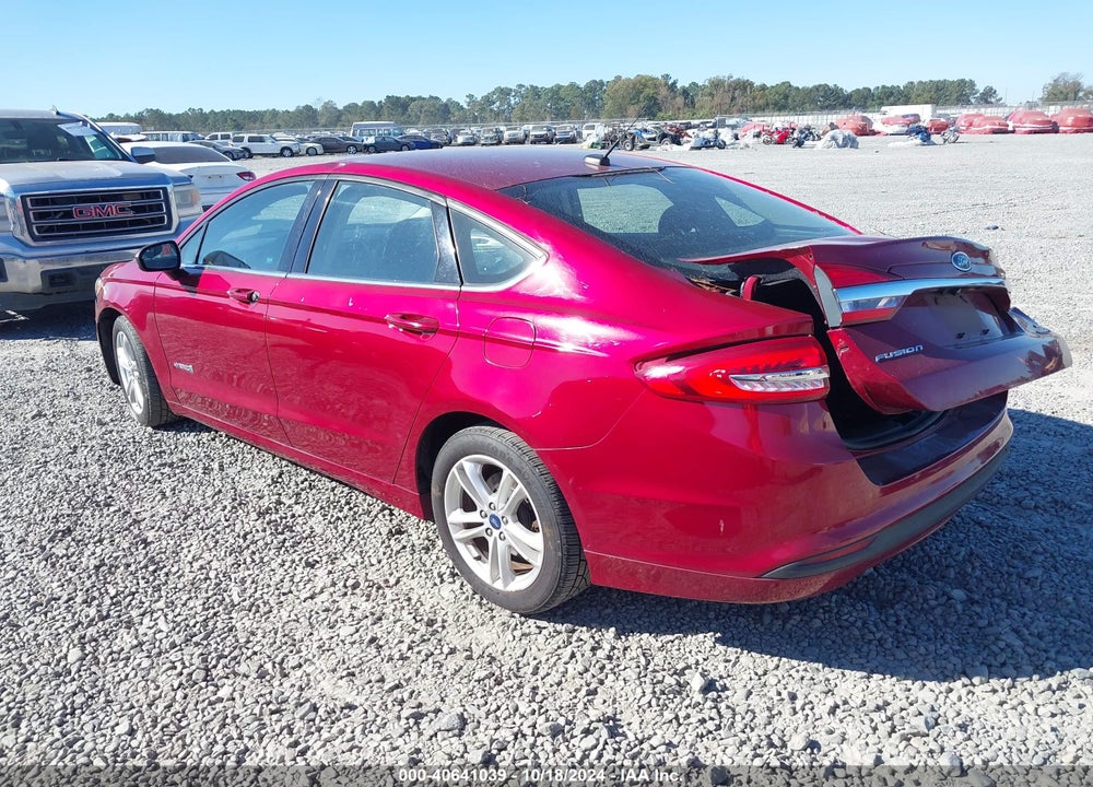 2018 FORD FUSION HYBRID SE VIN: 3FA6P0LU5JR172780