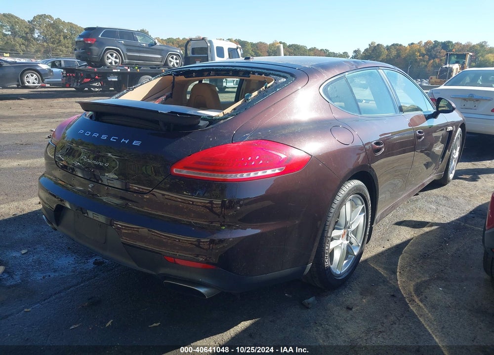 2014 PORSCHE PANAMERA 4 VIN: WP0AA2A77EL011592