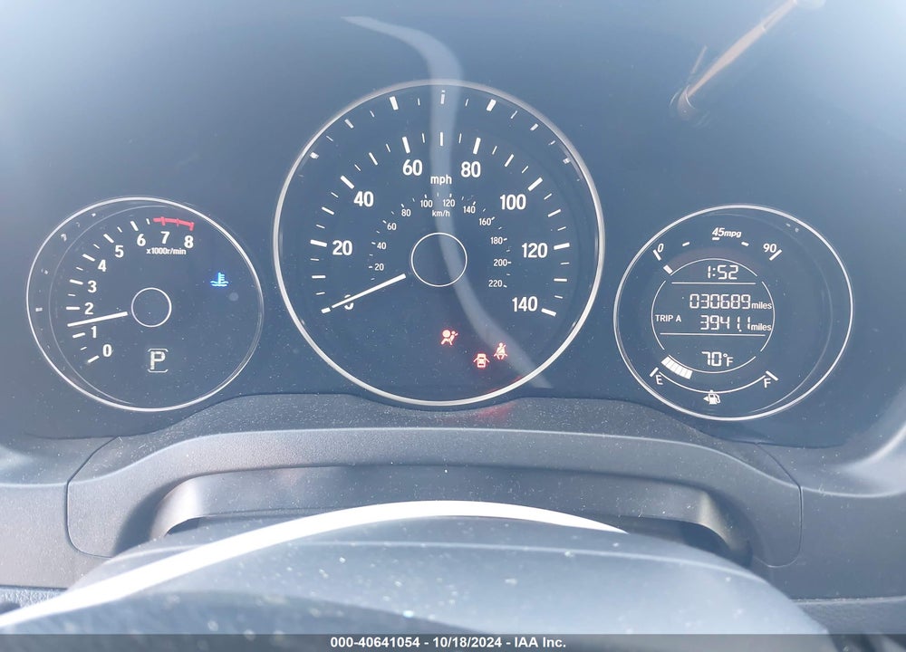 2018 HONDA HR-V EX-L VIN: 3CZRU5H71JM705344