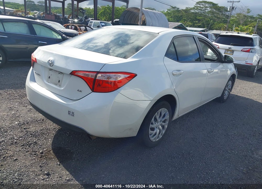 2017 TOYOTA COROLLA LE VIN: 5YFBURHEXHP632636