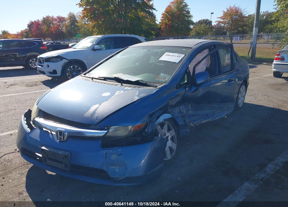 2006 HONDA CIVIC LX VIN: 2HGFA16556H523052