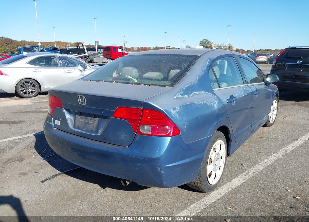 2006 HONDA CIVIC LX VIN: 2HGFA16556H523052