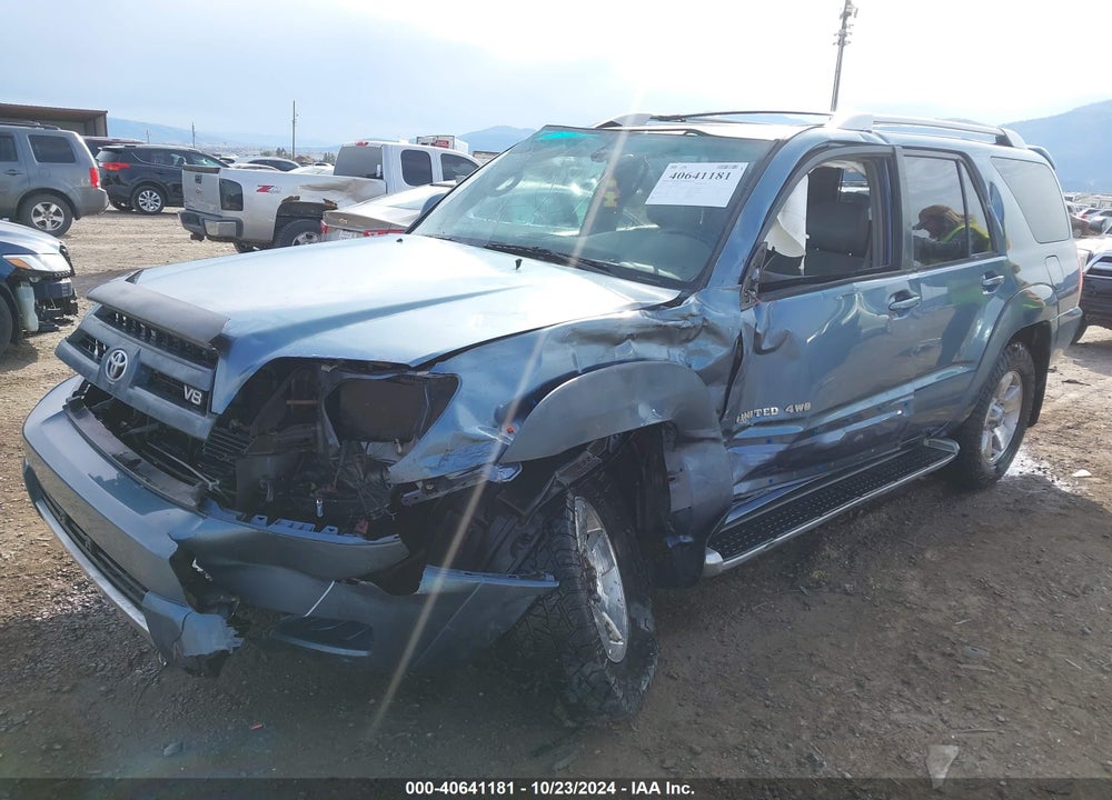 2003 TOYOTA 4RUNNER LIMITED V8 VIN: JTEBT17R830026694