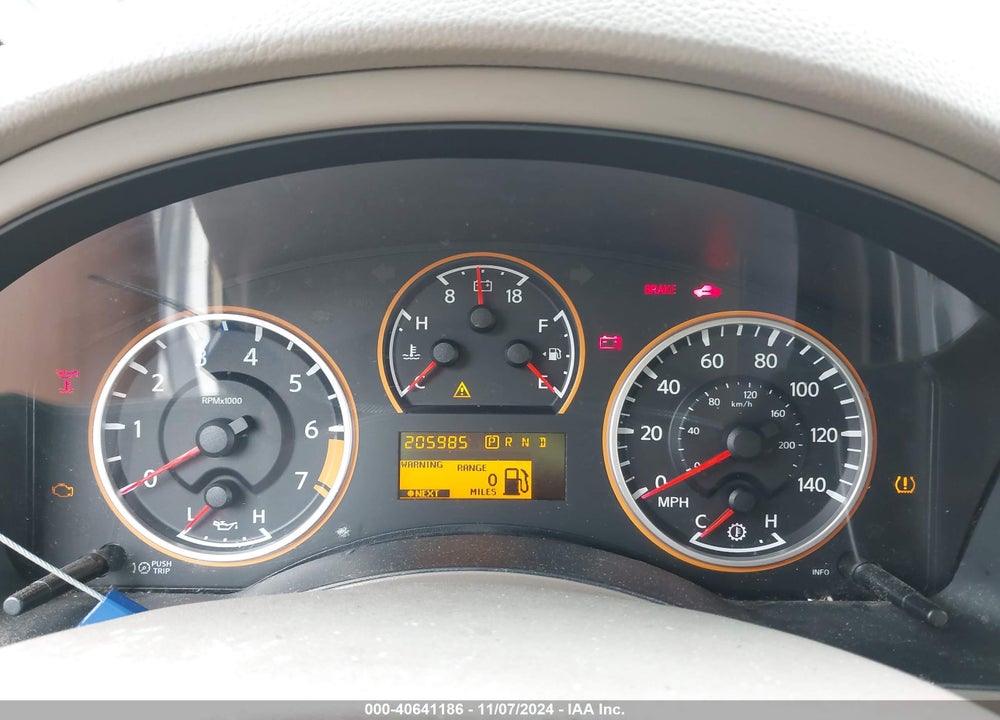 2012 NISSAN ARMADA SV VIN: 5N1BA0ND3CN612374