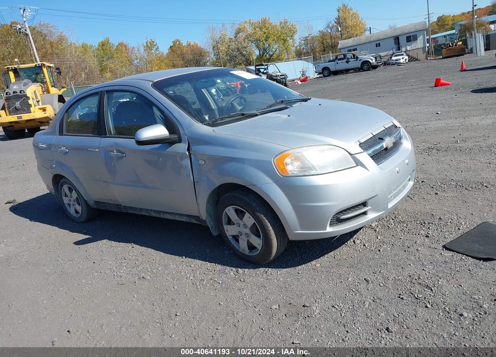 2008 CHEVROLET AVEO LS VIN: KL1TD56698B281037