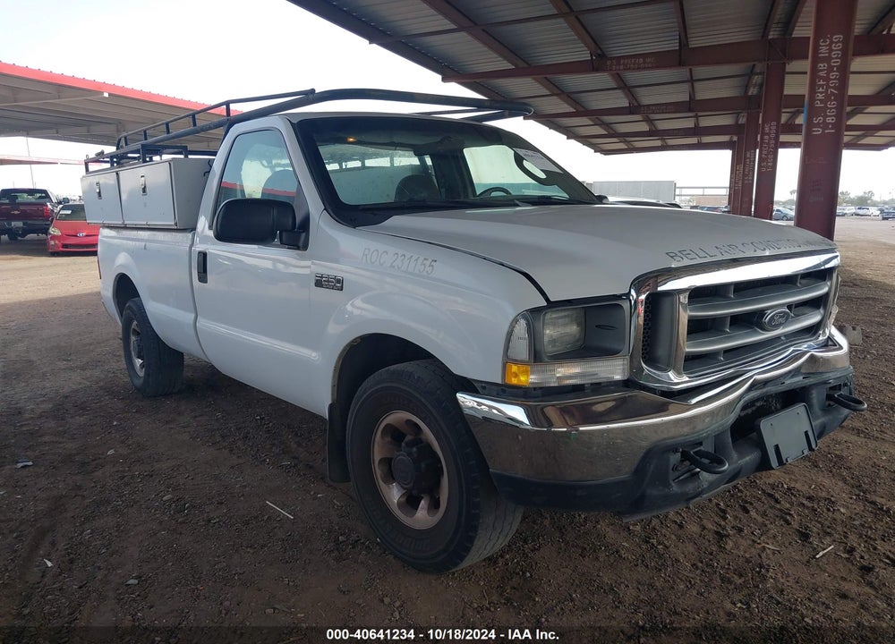 2004 FORD F-250 XL/XLT VIN: 1FTNF20L84EB86292