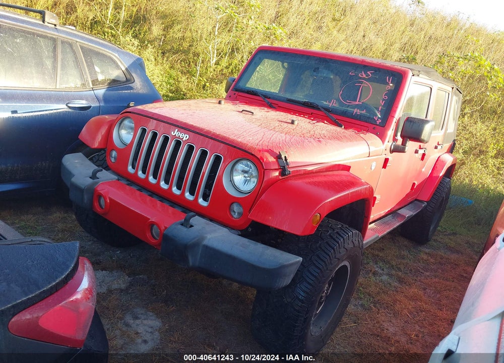 2016 ANGLER JEEP WR UNLIMITED SAHARA VIN: 1C4HJWEG8GL239426