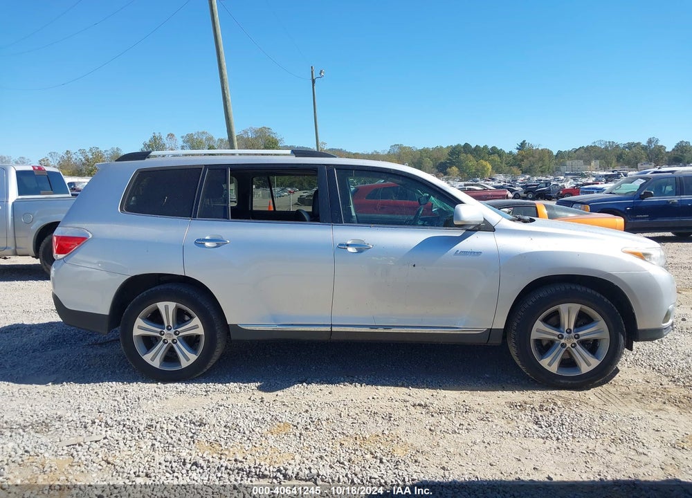 2013 TOYOTA HIGHLANDER LIMITED V6 VIN: 5TDDK3EH9DS235074