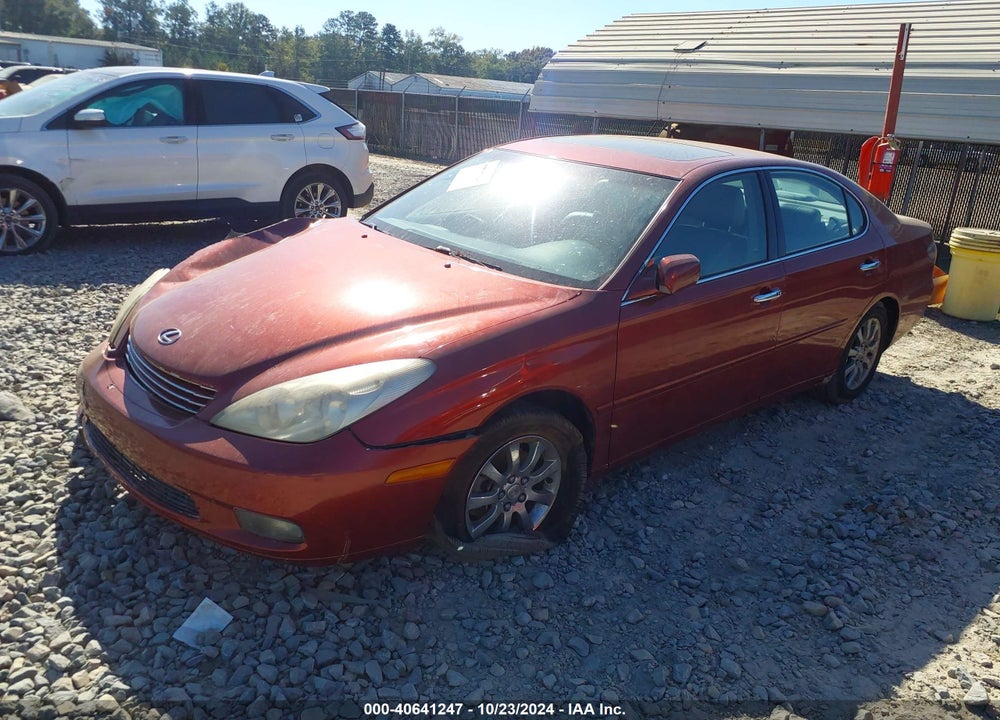 2004 LEXUS ES 330 VIN: JTHBA30G845053136