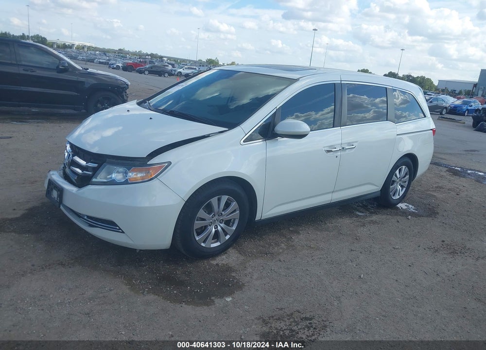 2014 HONDA ODYSSEY EX-L VIN: 5FNRL5H68EB099955