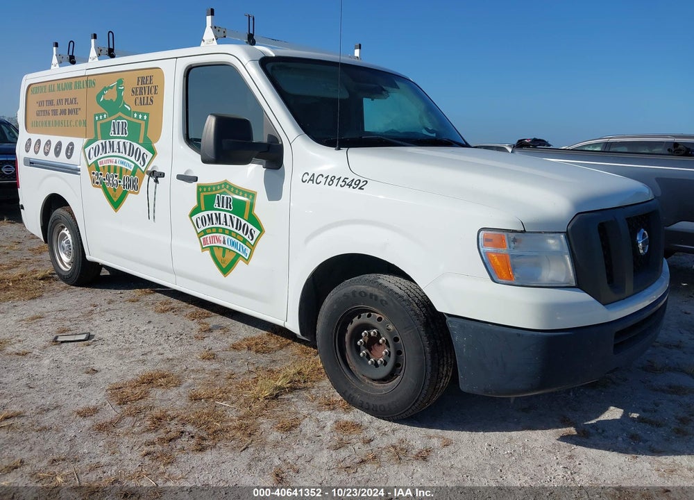 2015 NISSAN NV CARGO NV1500 S V6 VIN: 1N6BF0KLXFN800229