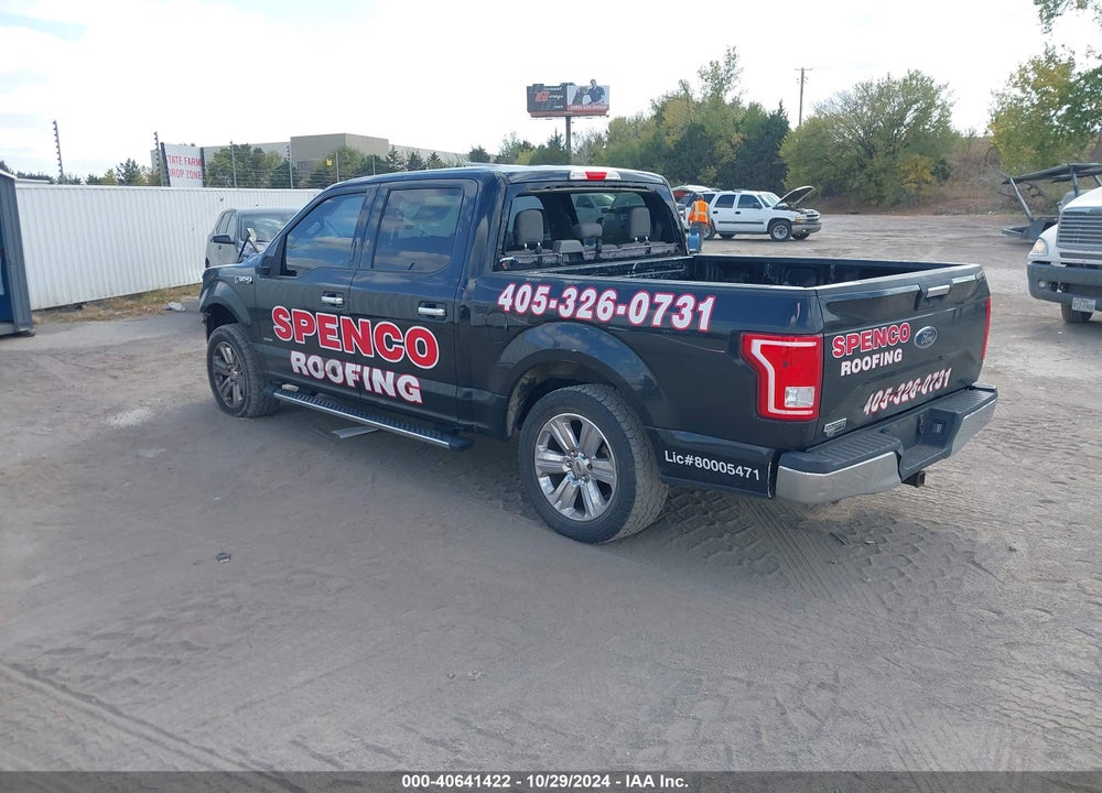 2015 FORD F-150 XLT VIN: 1FTEW1EP7FKD01510