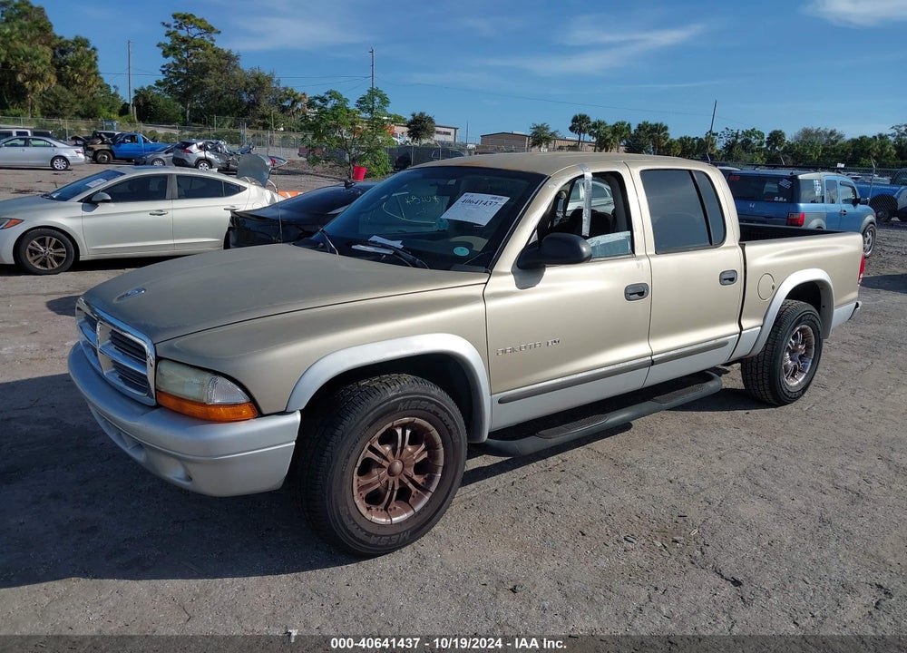 2002 DODGE DAKOTA SLT VIN: 1B7HL48N02S512060