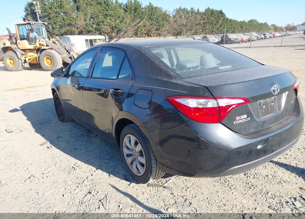 2016 TOYOTA COROLLA LE VIN: 2T1BURHE0GC611714